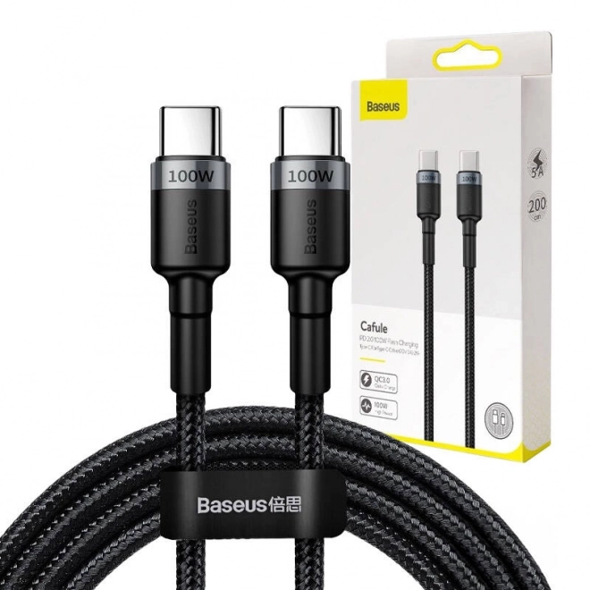 Baseus Cafule USB-C câble avec charge rapide 100W