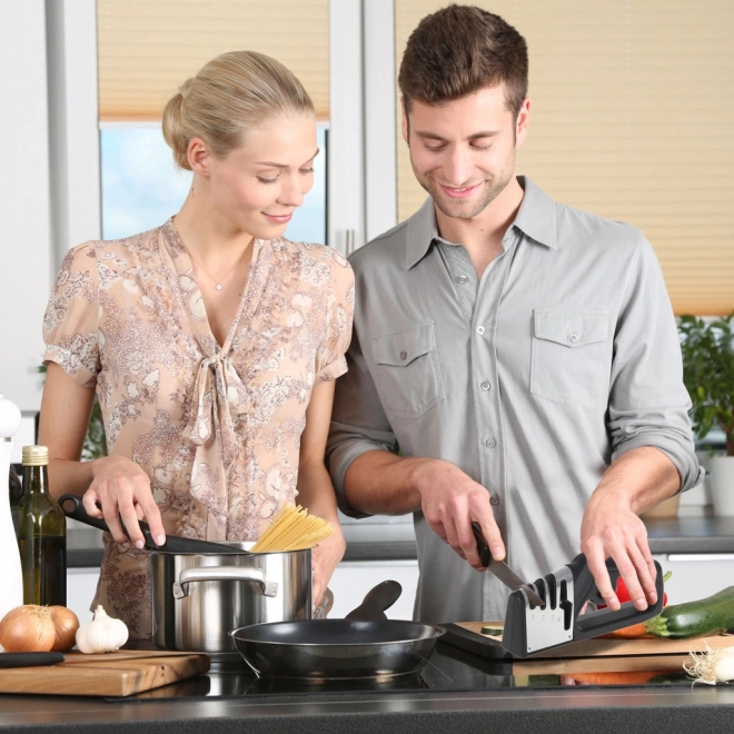 Aiguiseur 4 en 1 pour couteaux de cuisine et ciseaux