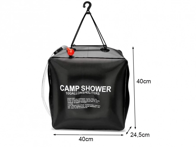 Douche solaire pour camping 40l