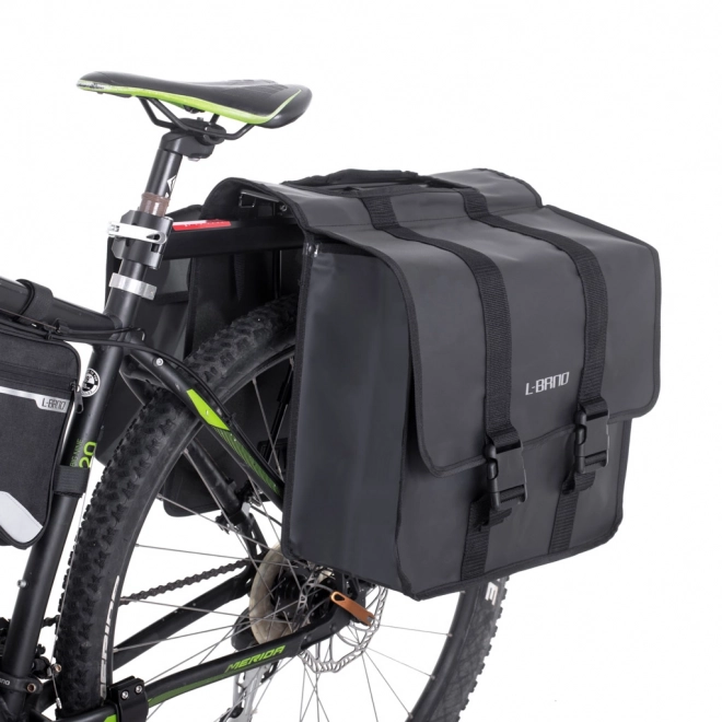Sacoche double face pour porte-bagages de vélo