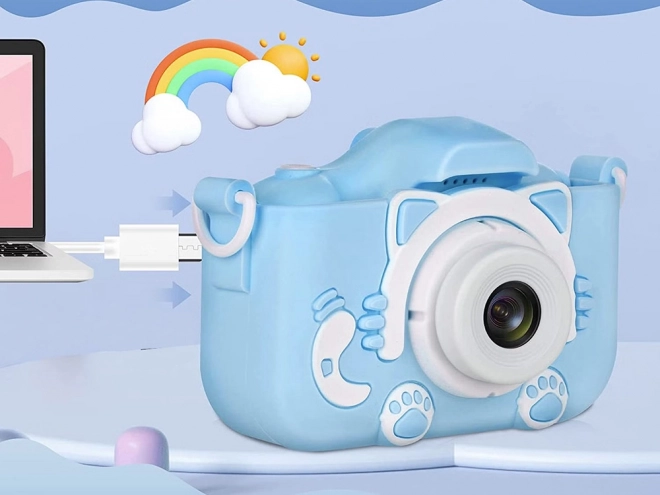 Appareil photo numérique pour enfants avec chat