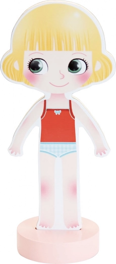 Figurine en bois stable de 22 cm