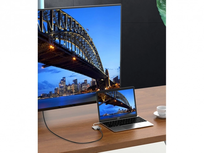 Adaptateur 3en1 USB-C HDMI 4K