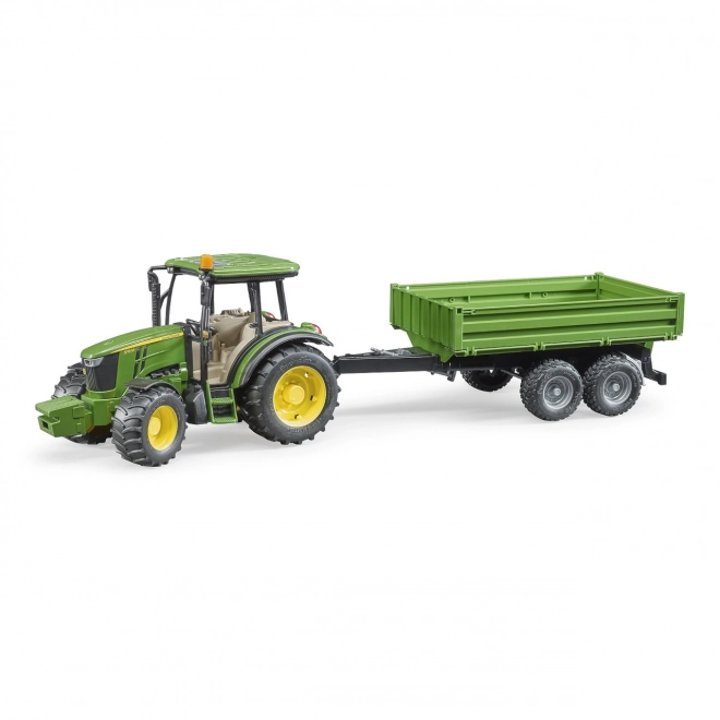 Bruder Tracteur John Deere avec remorque