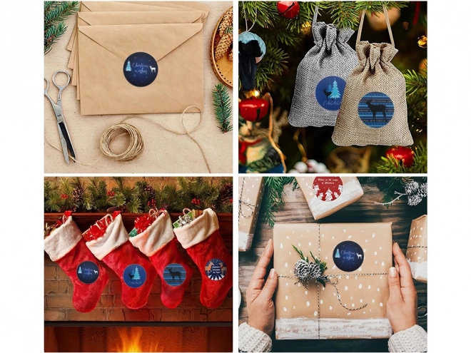 Autocollants décoratifs de Noël