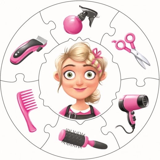 Coiffeuse – monde de coiffures et de fantaisie