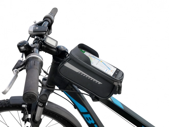 Sac de vélo étanche pour guidon avec support pour téléphone