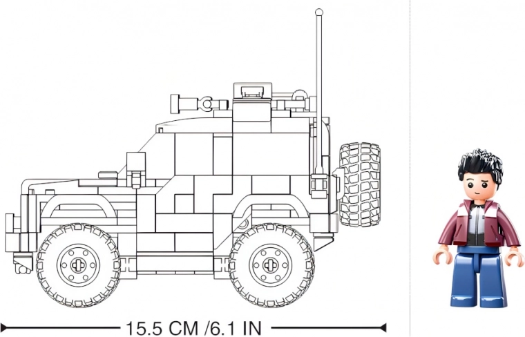 Dimensions claires et figurine incluse