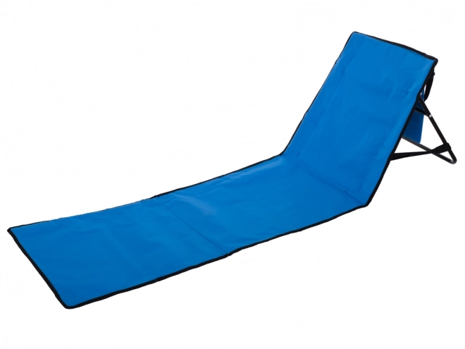 Tapis de plage avec dossier - bleu marine
