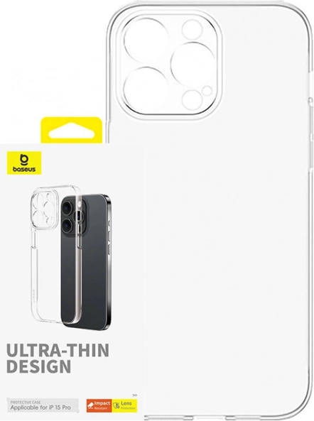Coque pour iPhone 15 Pro Baseus OS-Lucent Series transparente
