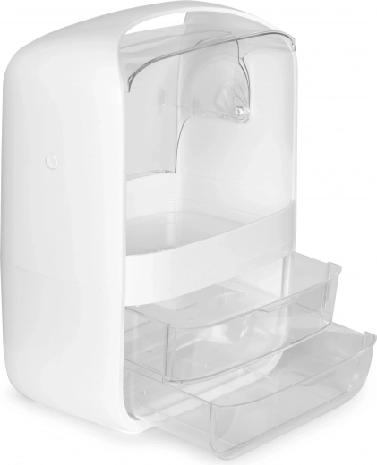 Deux tiroirs transparents pour une vue parfaite