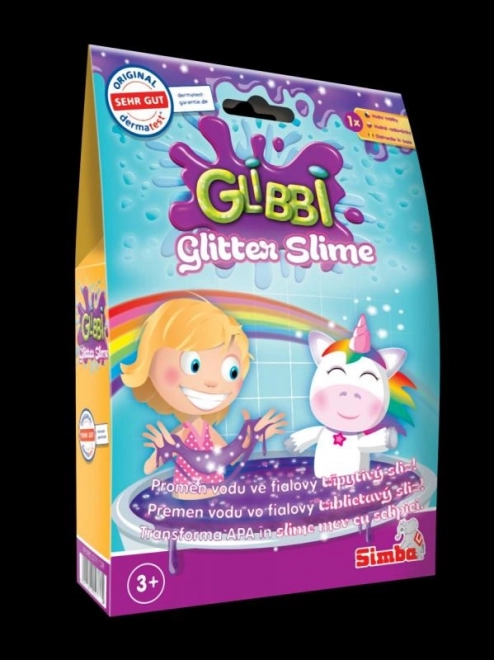 Glibbi slime étincelant pour le bain