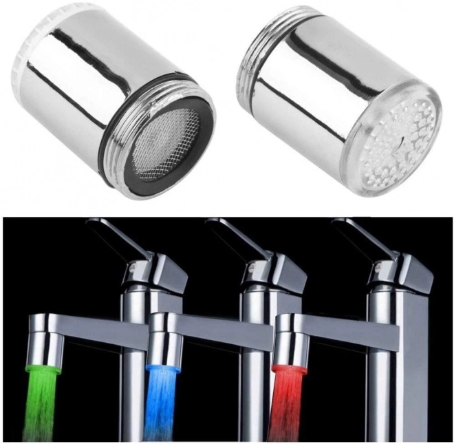 Aérateur lumineux avec changement de couleurs