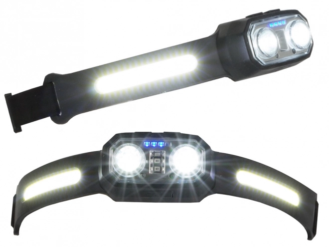 Lampe frontale avec capteur LED