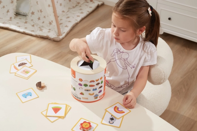 Jeu en bois Attrape et trouve