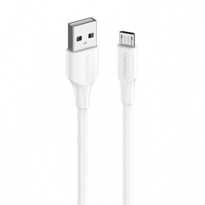 Câble USB 2.0 avec connecteur Micro USB Vention blanc 1m