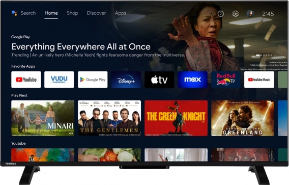 Téléviseur LED 40" TOSHIBA avec fonctions smart