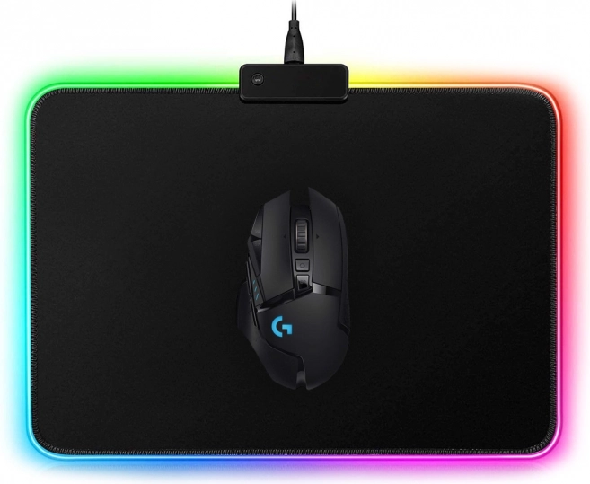 Tapis de souris de jeu LED 35x25 cm
