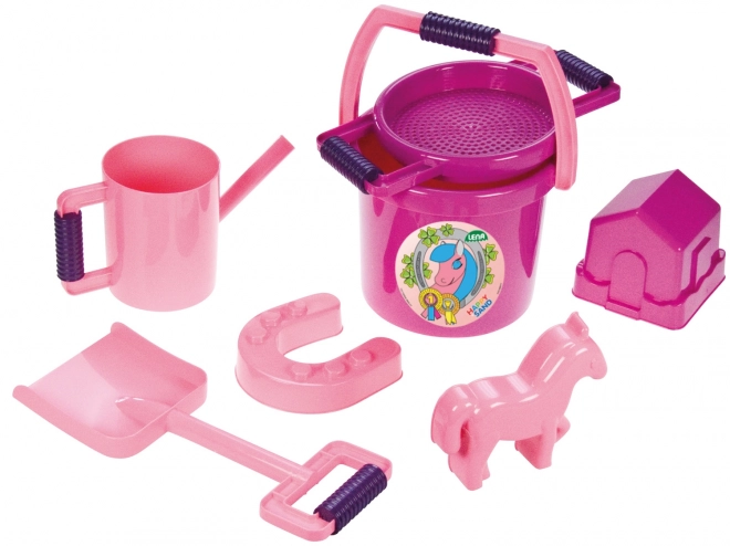 Lena set de sable ferme avec poney