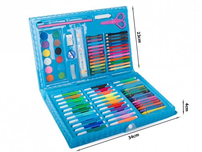 Ensemble artistique pour peinture dans une valise 86 pcs