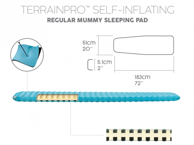 Matelas autogonflant TerrainPro Bestway
