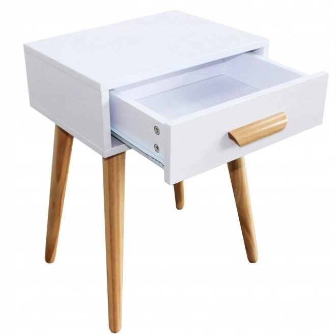 Table de nuit moderne, table basse blanche