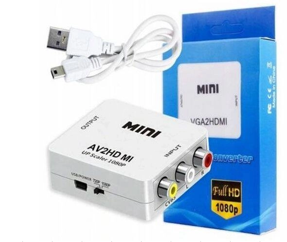 Adaptateur AV RCA vers HDMI 1080p