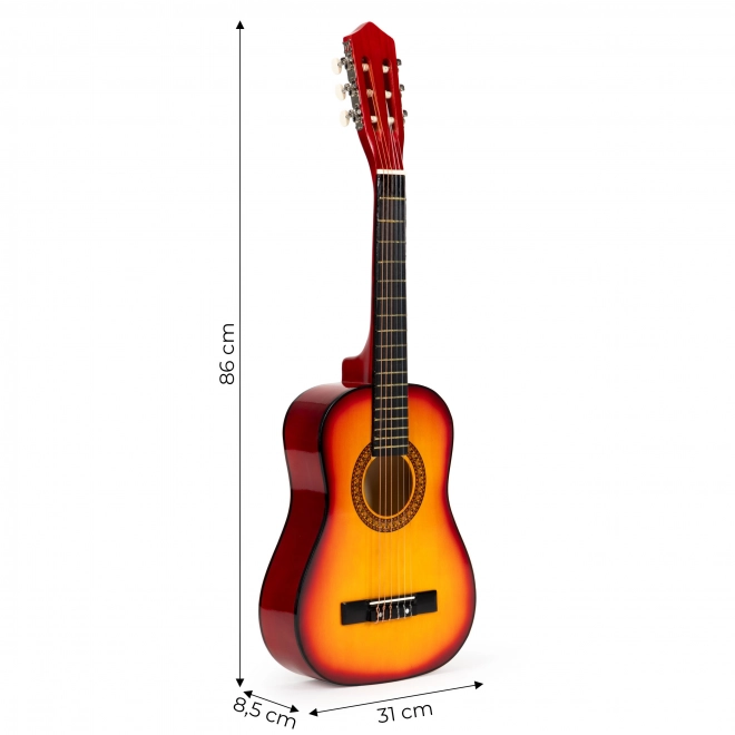 Guitare enfant, grande, classique, en bois, 6 cordes, ECOTOYS