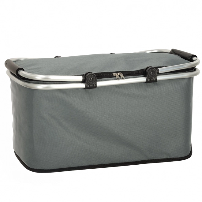 Panier isotherme pliable gris