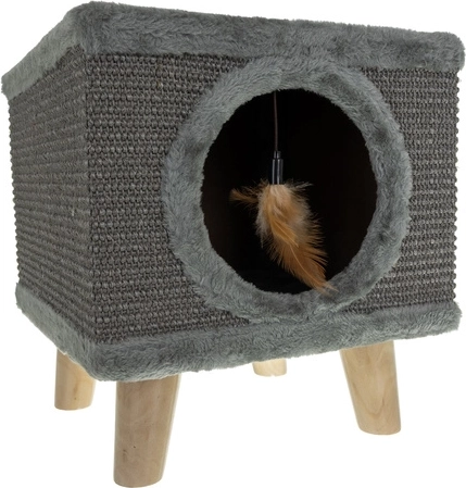 Structure stable sur pieds en bois