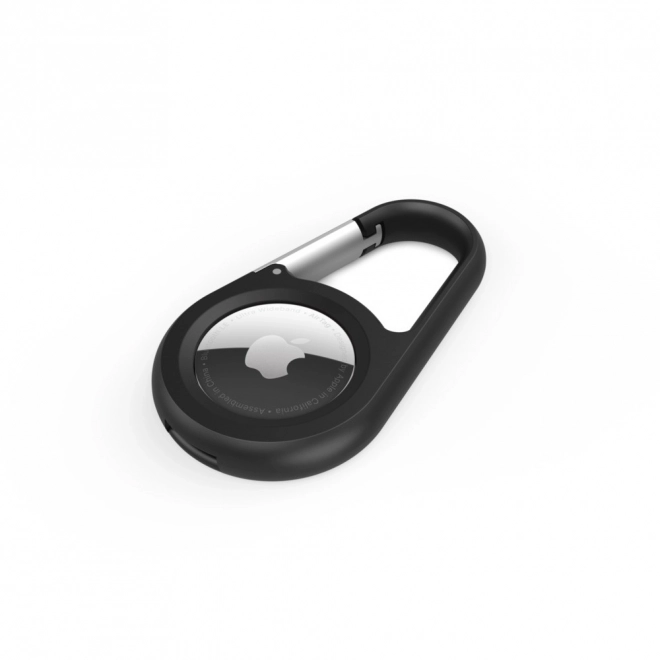 Support avec mousqueton pour AirTag noir