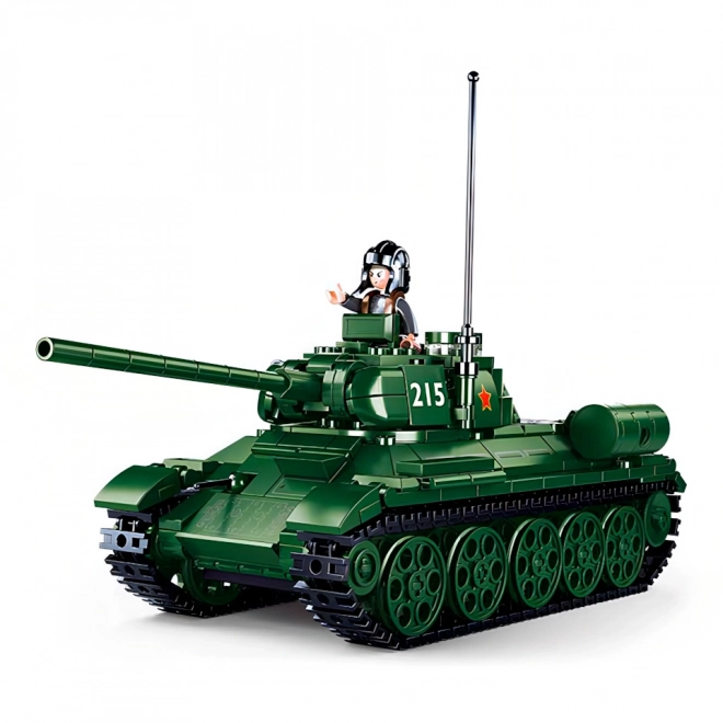 Briques de Modèle Sluban M38-B0982 Tank T34/85