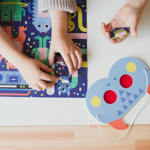 Développement des compétences avec 100 pièces à assembler