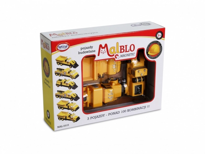 Véhicules de construction magnétiques MalBlo
