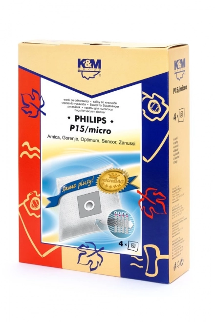 Sacs d'aspirateur 4 pcs P15 micro