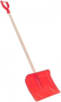 Pelle à neige pour enfants avec poignée en T 87 cm – Rouge