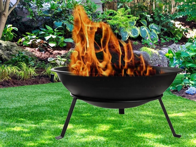 Brazero de jardin avec gril 55 cm