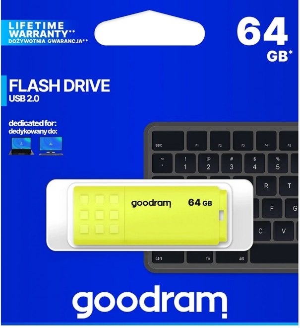 Clé USB GOODRAM NEO 64 Go jaune