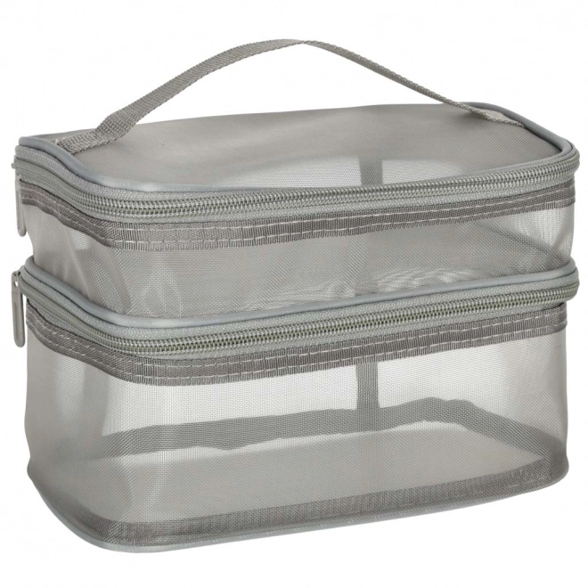 Trousse de toilette de voyage grise