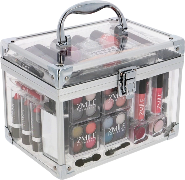 Mallette transparente pratique avec boîtier amovible