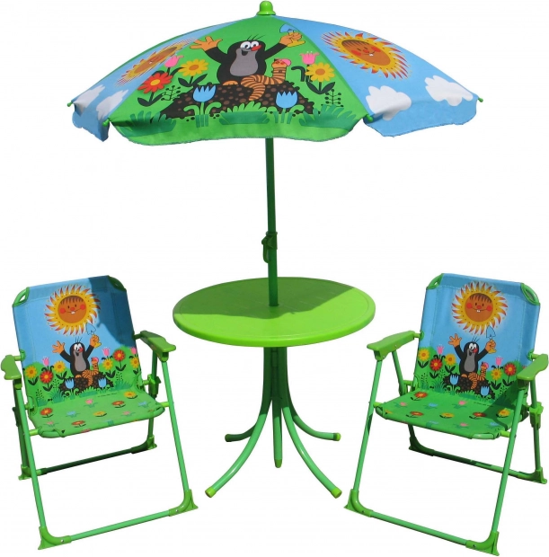 ensemble de jardin pour enfants avec motif LA PETITE TAUPE (Krteček)