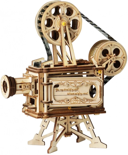 Puzzle mécanique en bois 3D RoboTime Projecteur de film