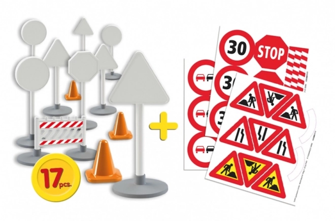 Lena Ensemble de Panneaux de Signalisation pour Enfants