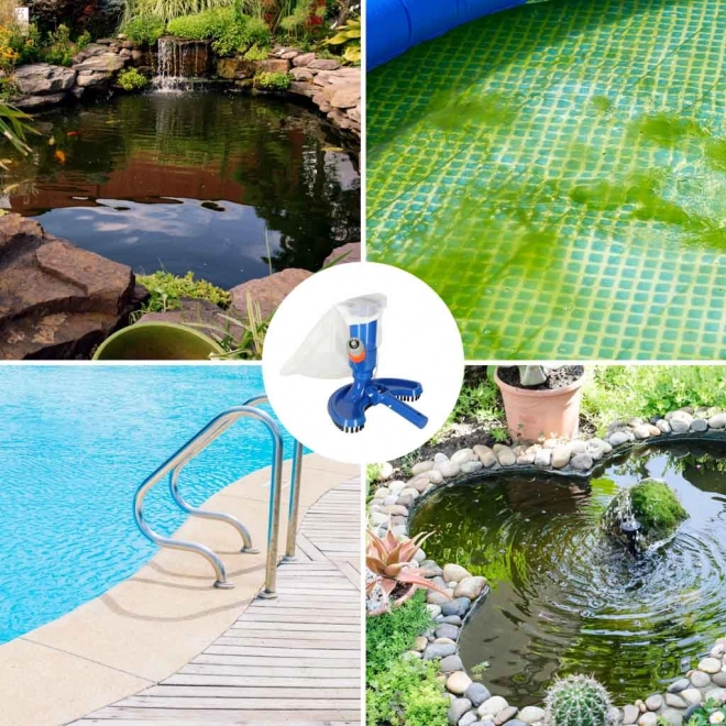 Kit de nettoyage du fond de l'étang Pool Hoover avec sac réutilisable