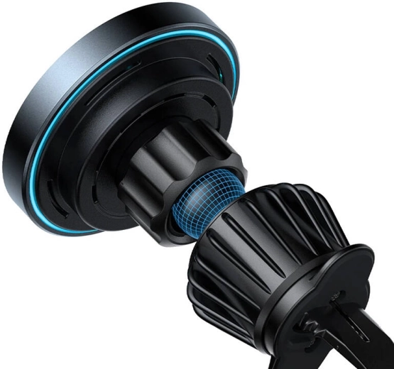 Fixation sûre sur la grille et rotation à 360°