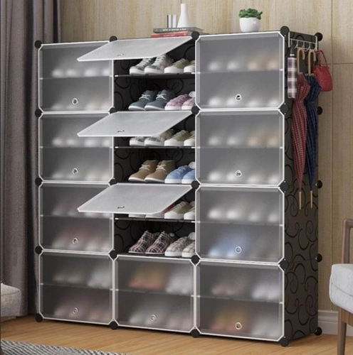 Étagère à chaussures modulaire - 6 niveaux
