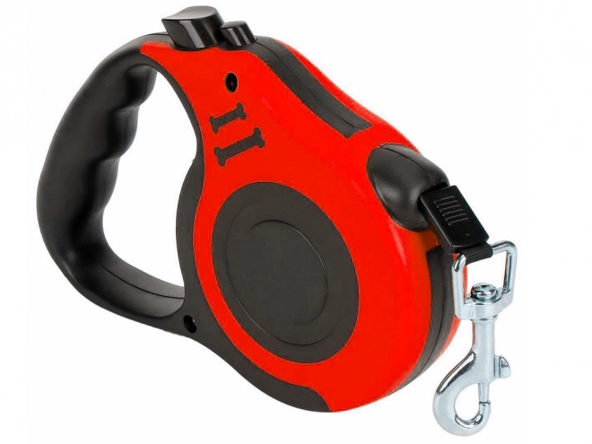 Laisse automatique pour chiens – Rouge