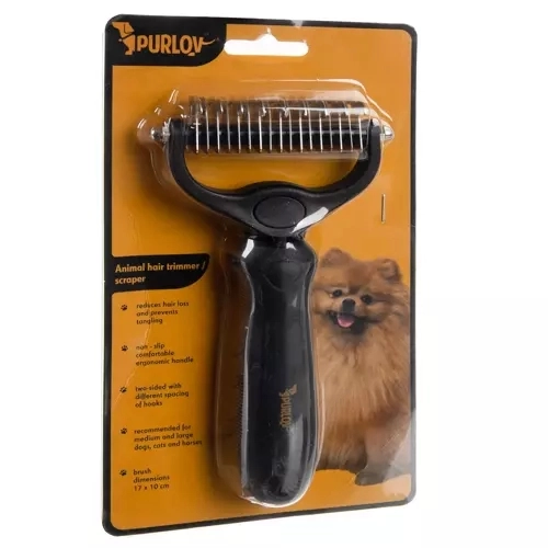 Peigne de toilettage pour animaux de compagnie Purlov 20427