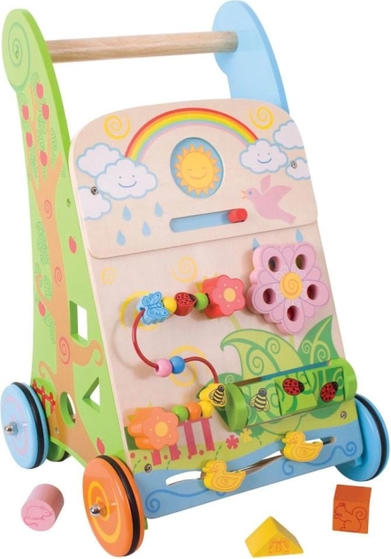 Chariot de marche actif en bois Jardin