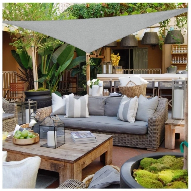 Auvent étanche 5x5x5m ModernHome - gris